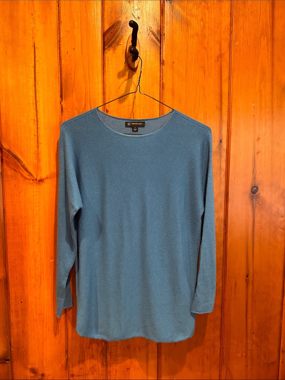 International Concepts INC Women’s Blue Roundneck Sweater Size S